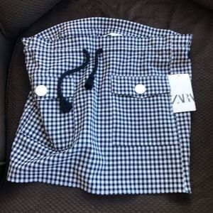 Zara paper bag skirt w/ tag